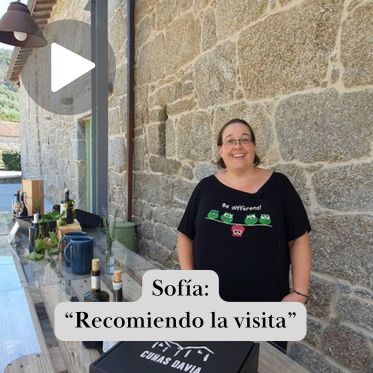 Sofia recomienda las visitas a Cuñas Davia, bodega de Galicia